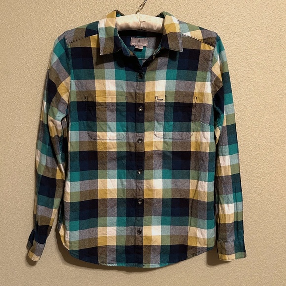 Royal Robbins Tops - Royal Robbins Standard Fit 100% Organic Cotton‎ Flannel Top, Size XS
